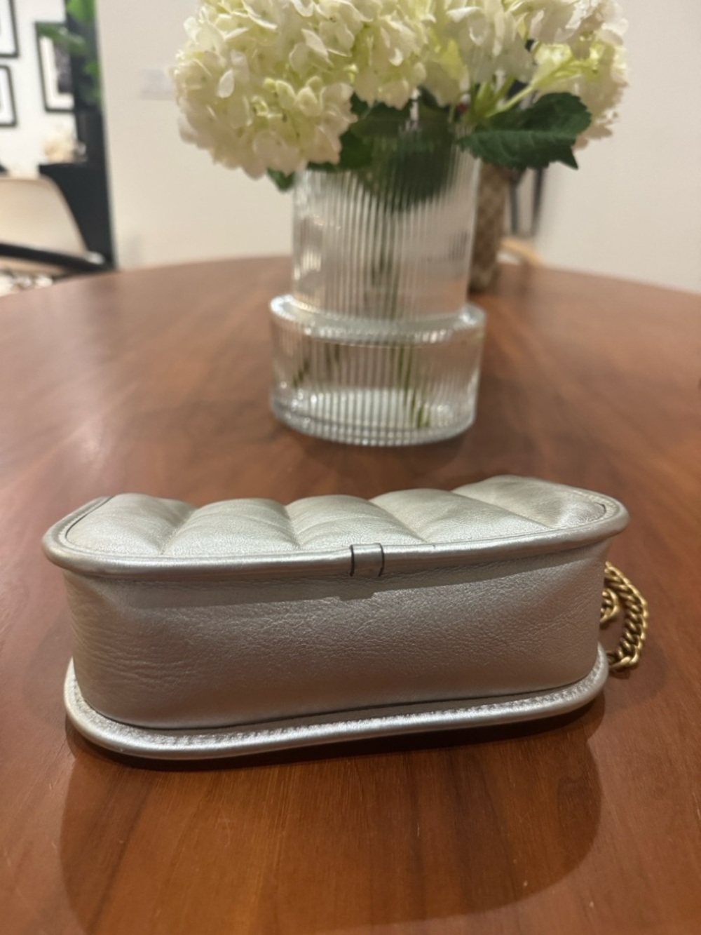 Coach Swinger 20 bag in silver - Picture 5 of 11